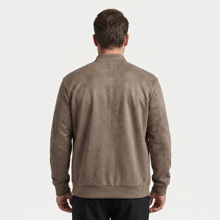 Men's Suede Jacket – Stylish Transitional Outerwear for All Seasons