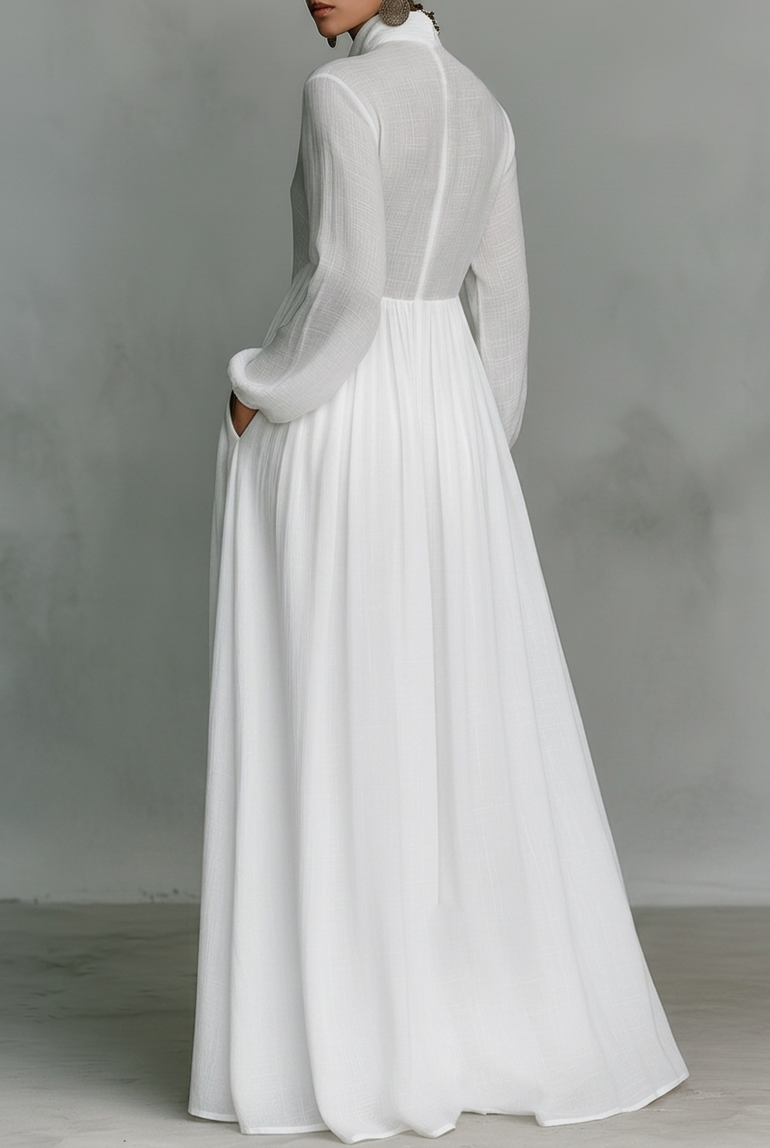 Sylvia | Women's Elegant Long Dress-The Yellow Prime
