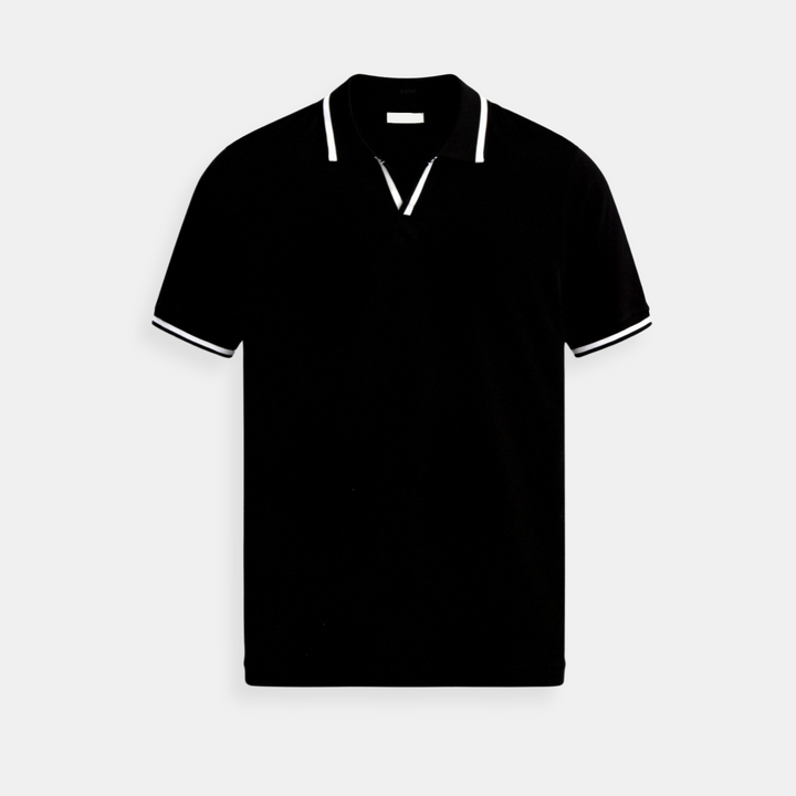 Andrew | Men's Breathable Tailored Fit Polo Shirt-The Yellow Prime