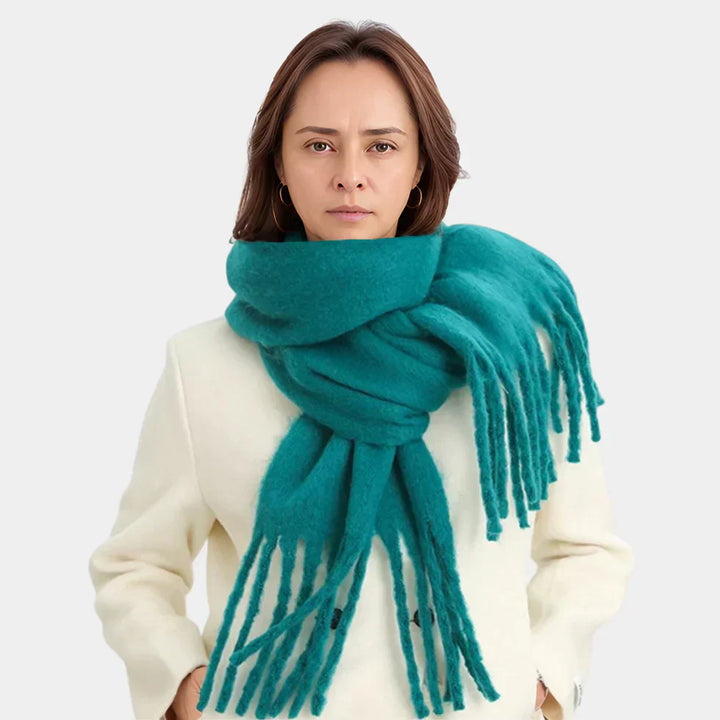 Women's Oversized Plush Winter Scarf - Warm and Cozy Wrap-The Yellow Prime