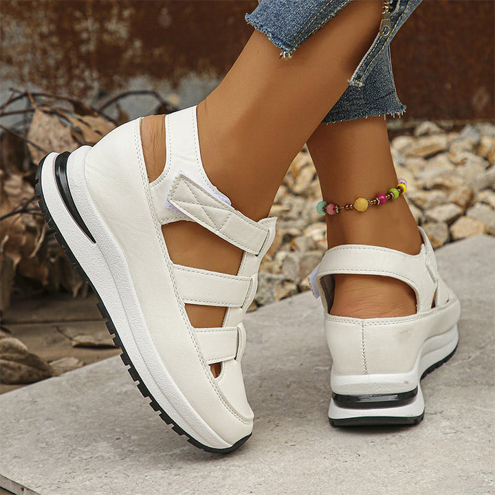 Thea | Women's Closed Toe Strap Design Sandals-The Yellow Prime