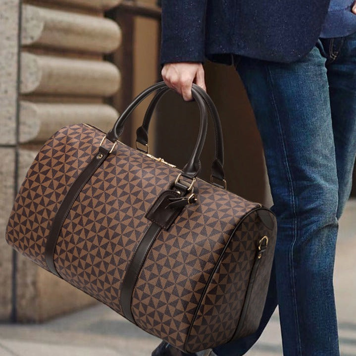 Theo | Men's Luxurious Leather Travel Bag for Modern Travelers-The Yellow Prime