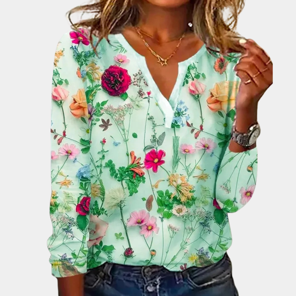 Trendy Floral Top for Women | Casual Chic Style-The Yellow Prime