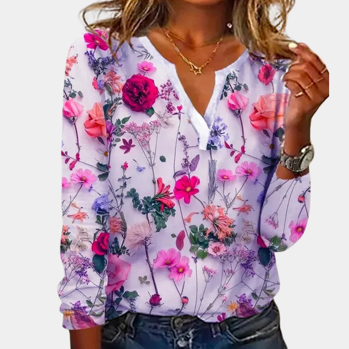 Trendy Floral Top for Women | Casual Chic Style-The Yellow Prime