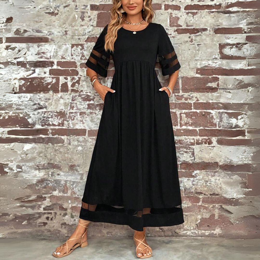 Trixie | Women's Chic Elegant Maxi Dress-The Yellow Prime