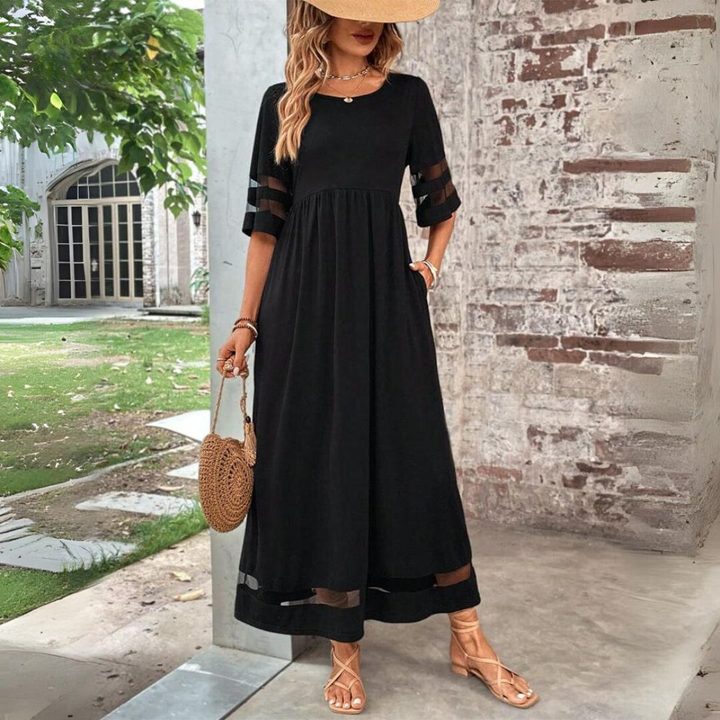Trixie | Women's Chic Elegant Maxi Dress-The Yellow Prime