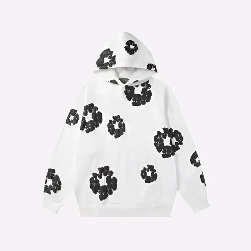 Unisex Floral Graphic Hoodie – Casual Fashion Sweatshirt-The Yellow Prime