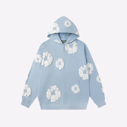 Unisex Floral Graphic Hoodie – Casual Fashion Sweatshirt-The Yellow Prime