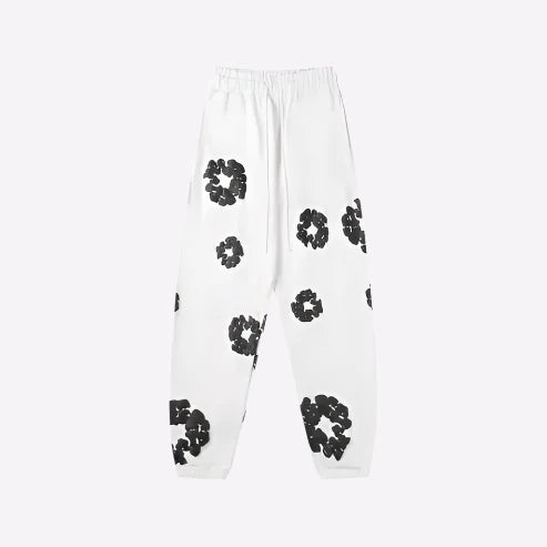 Unisex Floral Print Sweatpants – Casual Fashion Joggers-The Yellow Prime