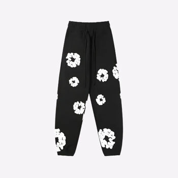 Unisex Floral Print Sweatpants – Casual Fashion Joggers-The Yellow Prime