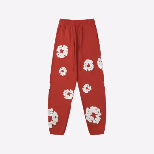 Unisex Floral Print Sweatpants – Casual Fashion Joggers-The Yellow Prime