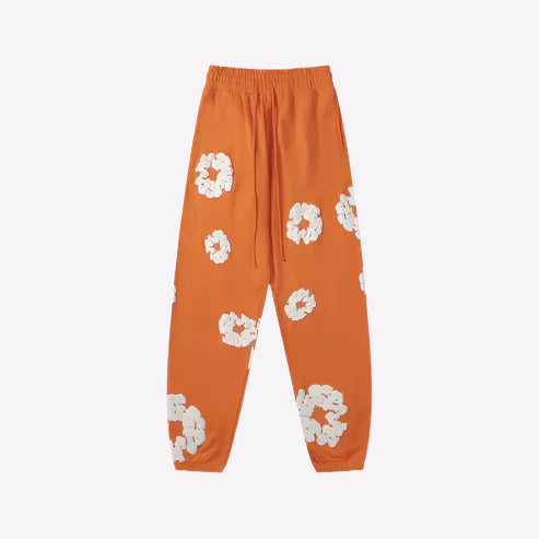 Unisex Floral Print Sweatpants – Casual Fashion Joggers-The Yellow Prime