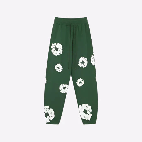 Unisex Floral Print Sweatpants – Casual Fashion Joggers-The Yellow Prime