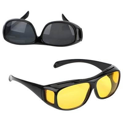 Unisex Lightweight Polarized Night Vision Glasses with UV Protection-The Yellow Prime