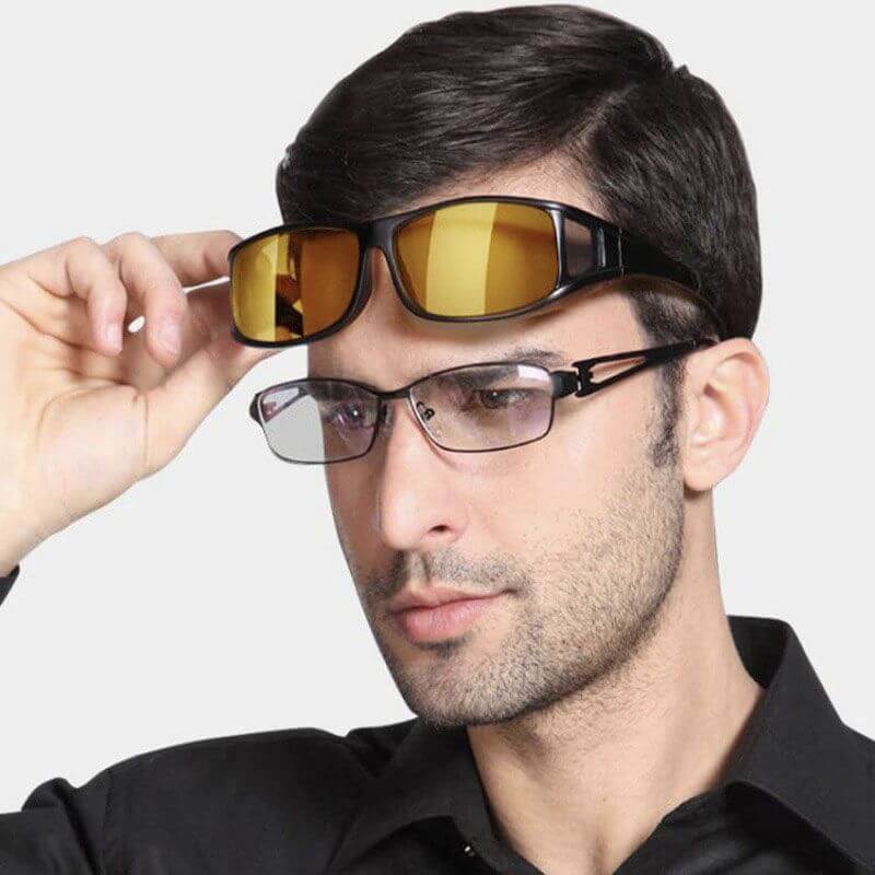 Unisex Lightweight Polarized Night Vision Glasses with UV Protection-The Yellow Prime