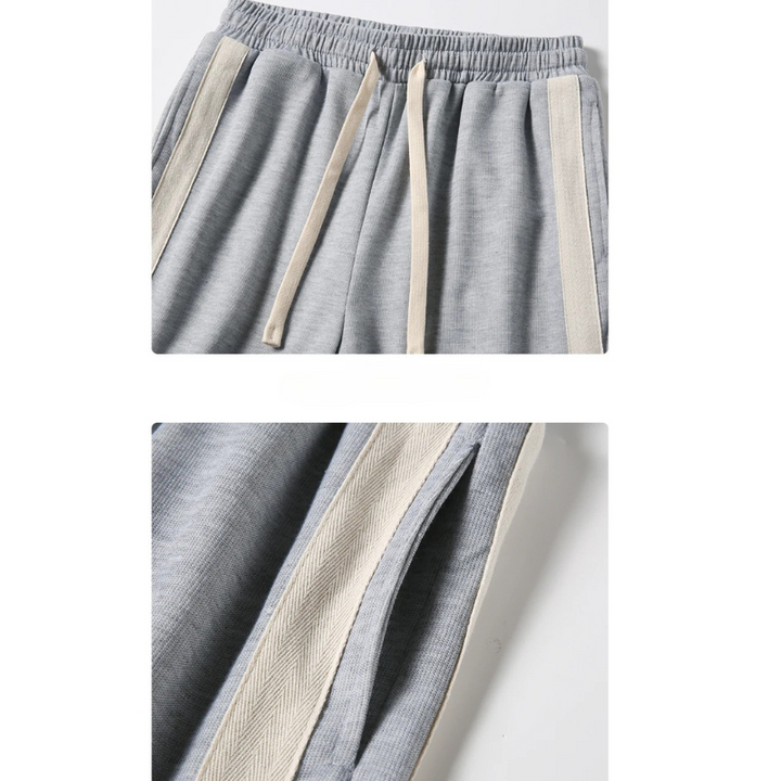 Men's Stripe Joggers - Stylish and Comfortable Athletic Wear-The Yellow Prime