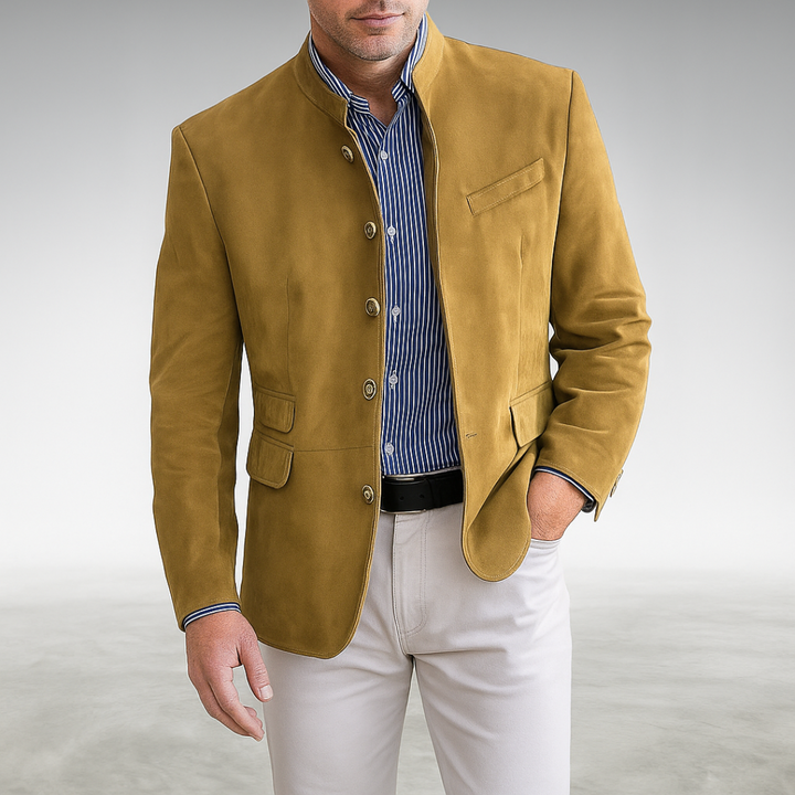 Cárdigan informal moderno abotonado para hombre