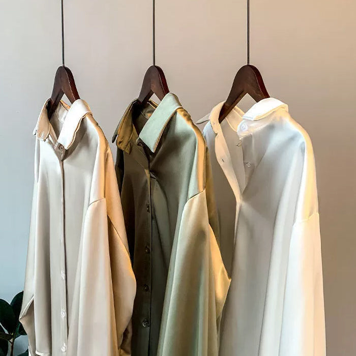 Women's Luxury Silk Blouse-The Yellow Prime