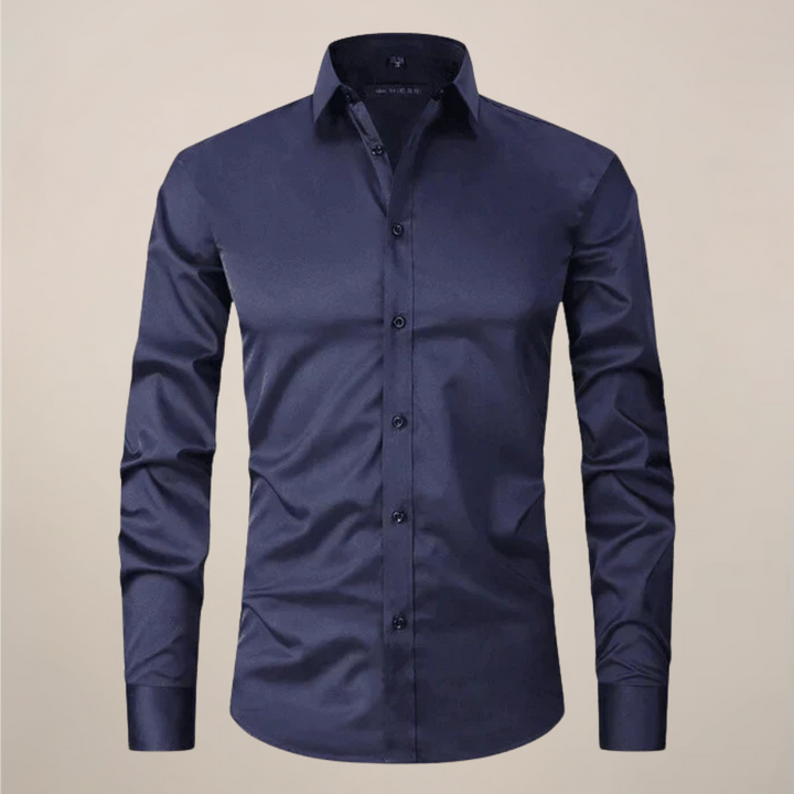 Velimir | Men's Casual Long Sleeve Shirt-The Yellow Prime