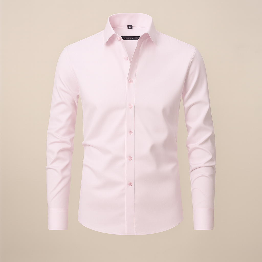 Velimir | Men's Casual Long Sleeve Shirt-The Yellow Prime