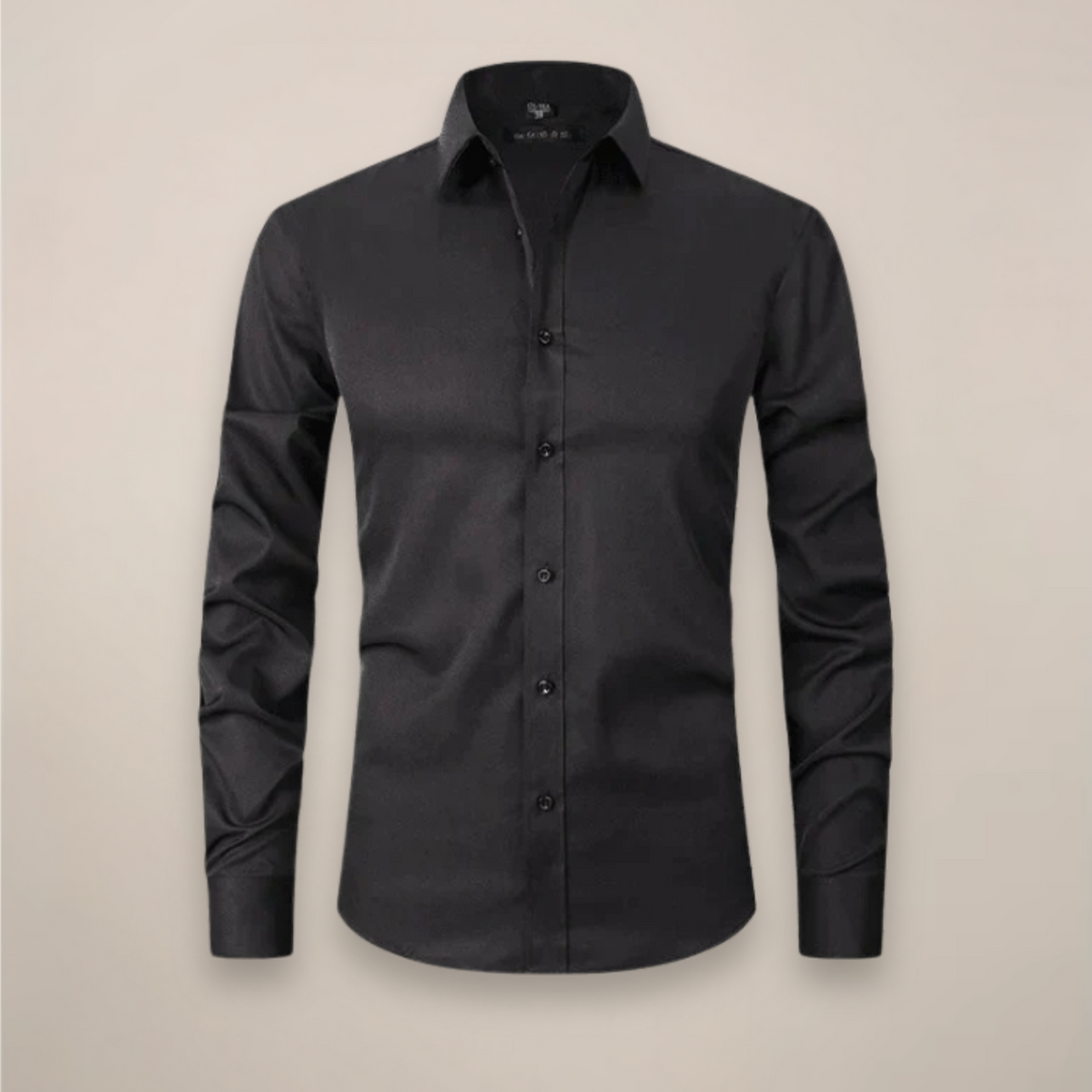 Velimir | Men's Casual Long Sleeve Shirt-The Yellow Prime