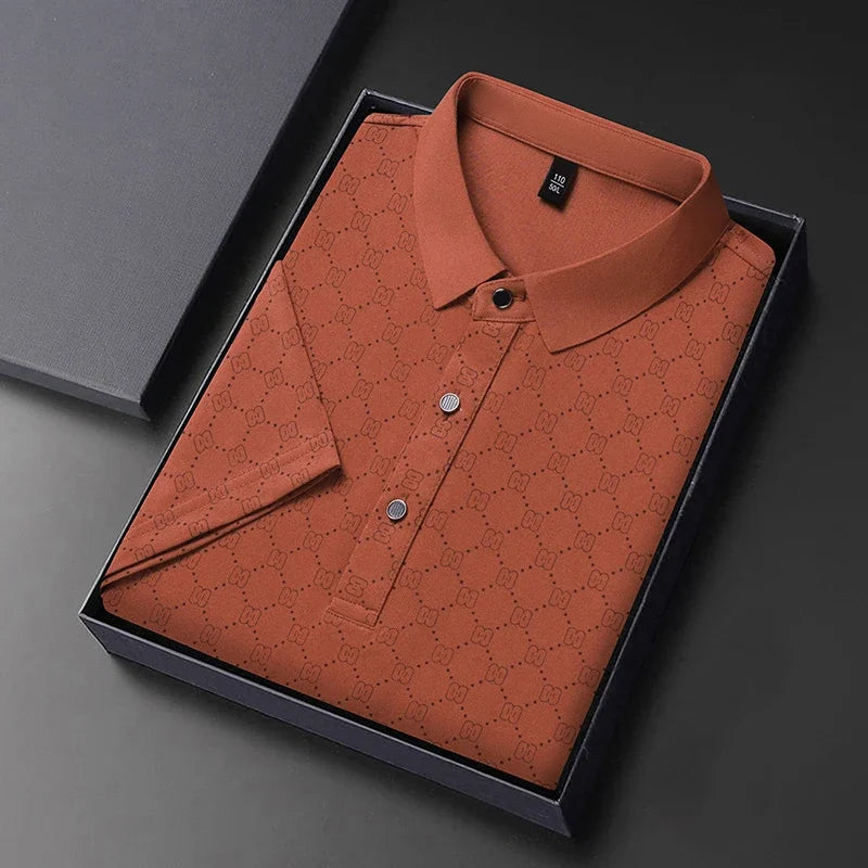 Vergel | Modern Stylish Men's Polo Shirt-The Yellow Prime