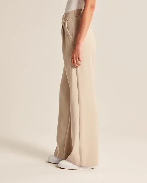 Verna | Women's Trendy Wide Leg Pants for Casual Style-The Yellow Prime