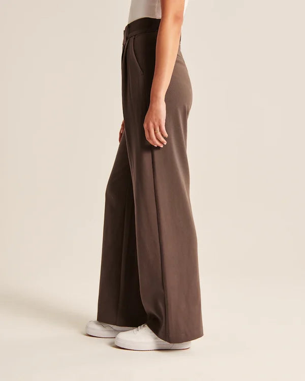Verna | Women's Trendy Wide Leg Pants for Casual Style-The Yellow Prime