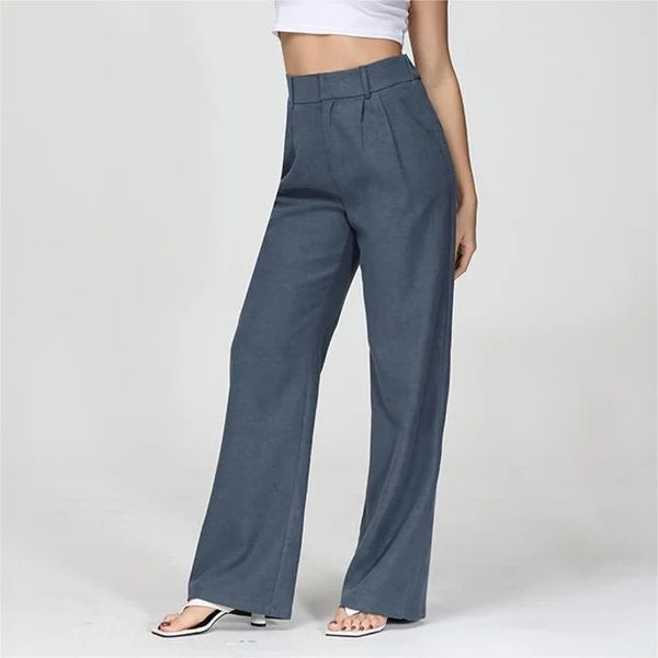 Verna | Women's Trendy Wide Leg Pants for Casual Style-The Yellow Prime