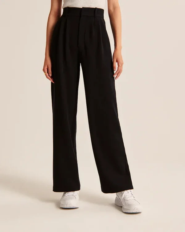 Verna | Women's Trendy Wide Leg Pants for Casual Style-The Yellow Prime