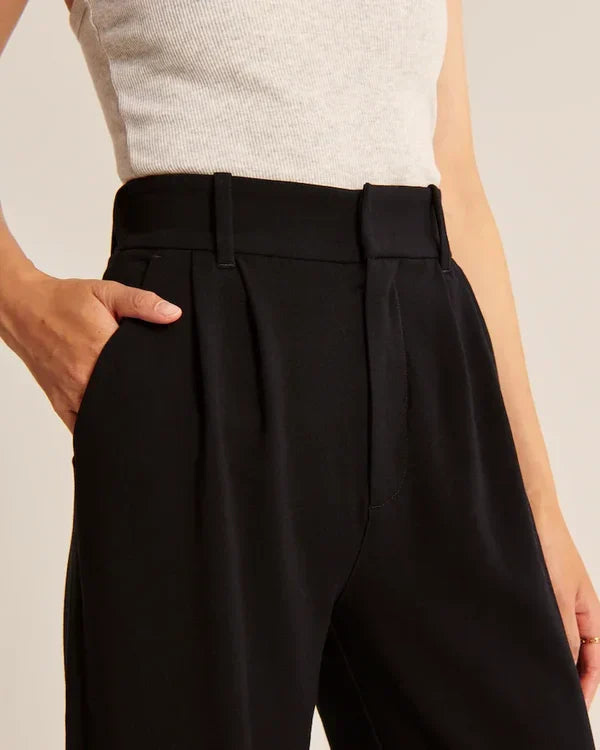 Verna | Women's Trendy Wide Leg Pants for Casual Style-The Yellow Prime
