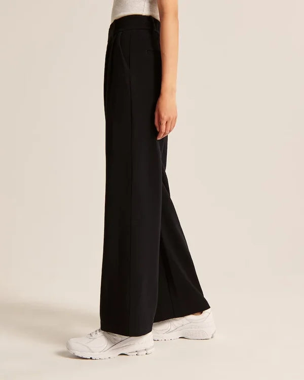 Verna | Women's Trendy Wide Leg Pants for Casual Style-The Yellow Prime