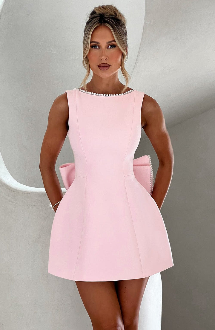 Veronica | Women's Elegant Structured Wedding Guest Dress-The Yellow Prime