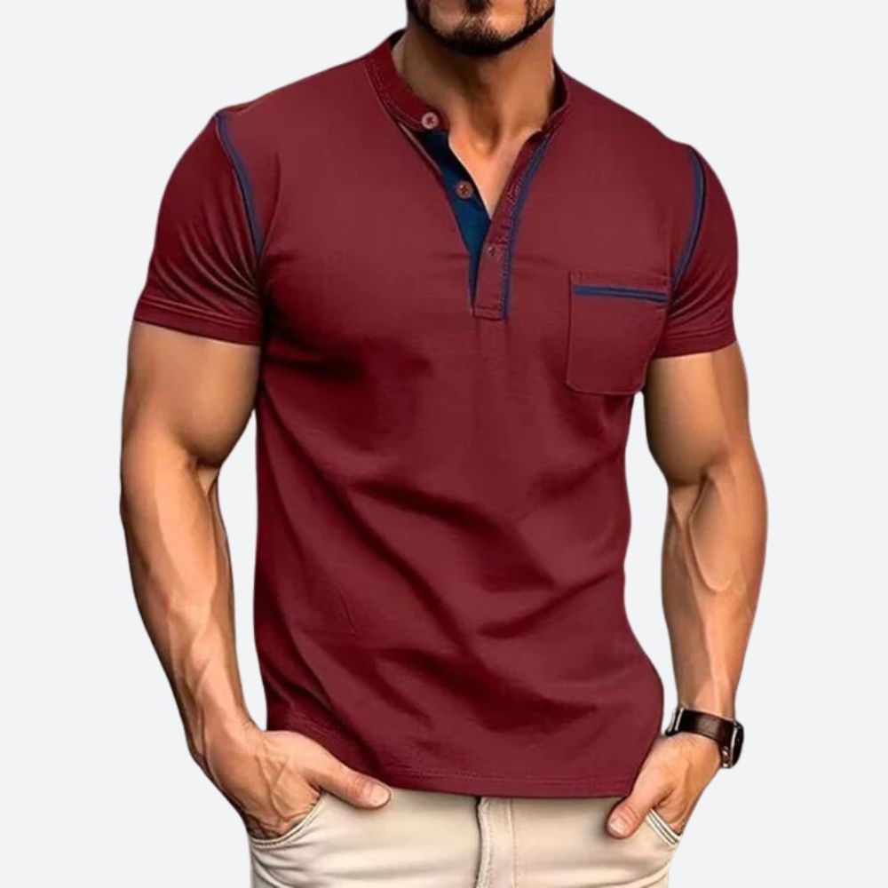 Stylish Summer Polo Shirt for Men - Casual and Comfortable-The Yellow Prime