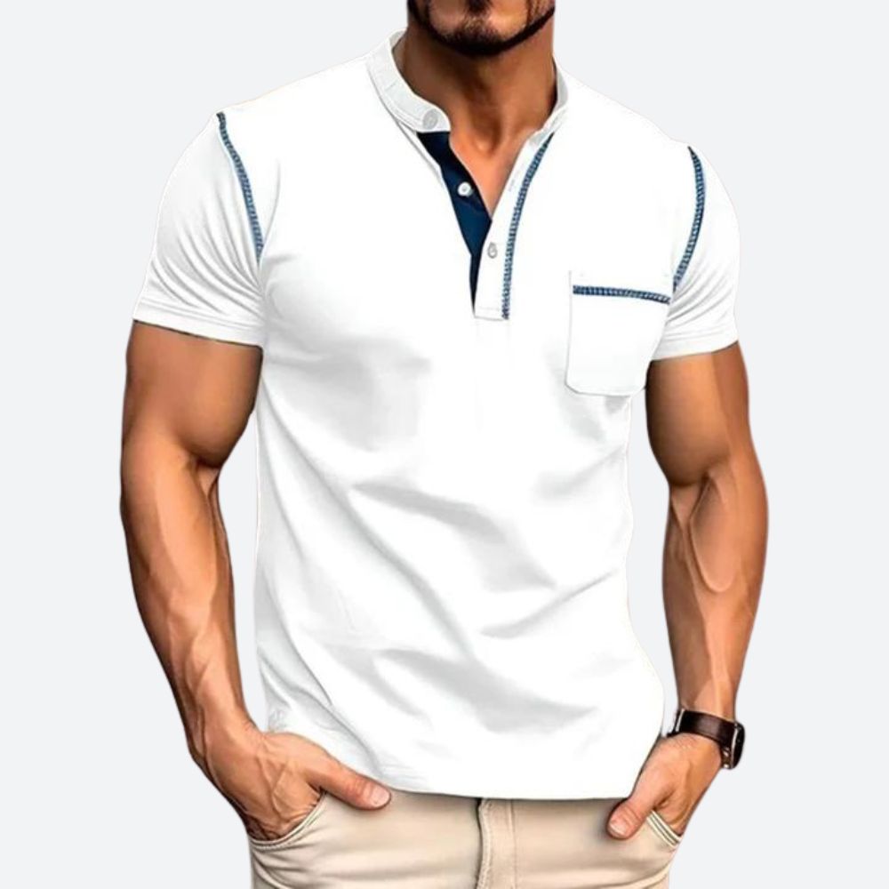 Stylish Summer Polo Shirt for Men - Casual and Comfortable-The Yellow Prime