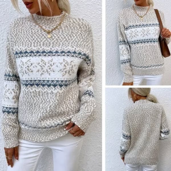 Maglione da donna in misto cashmere dallo stile intramontabile