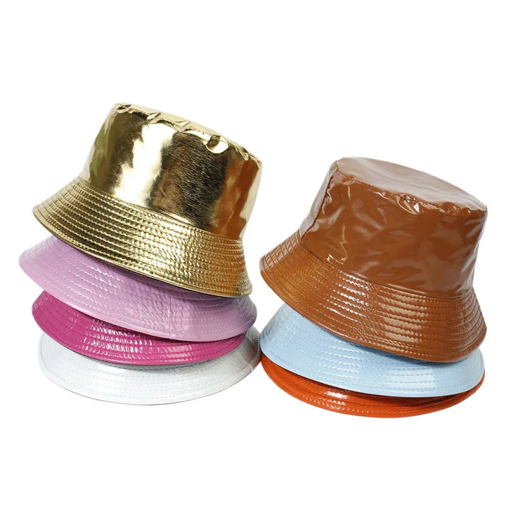 Women's Holographic Fisherman Hat-The Yellow Prime
