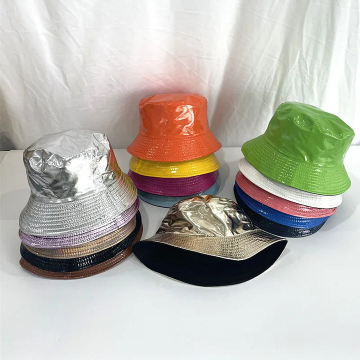 Women's Holographic Fisherman Hat-The Yellow Prime