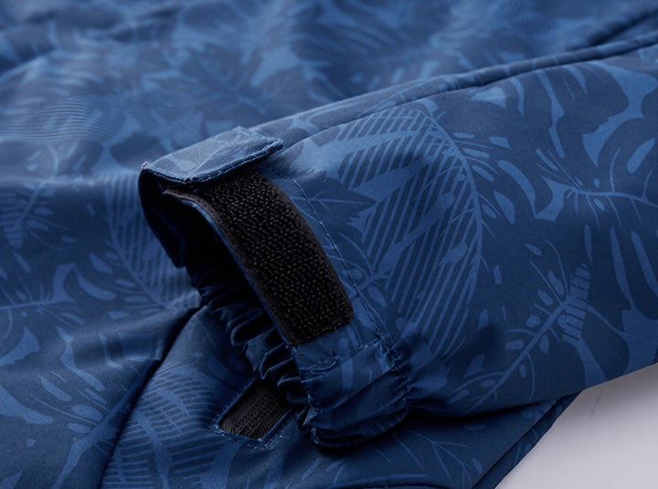 Women's Water-Resistant Printed Outdoor Jacket with Hood