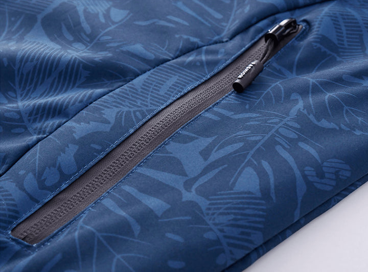 Women's Water-Resistant Printed Outdoor Jacket with Hood