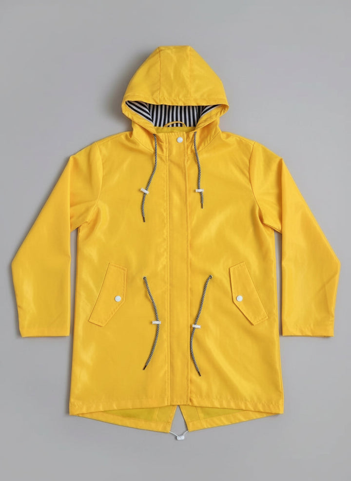 Women's Waterproof Hooded Raincoat for All-Weather Protection
