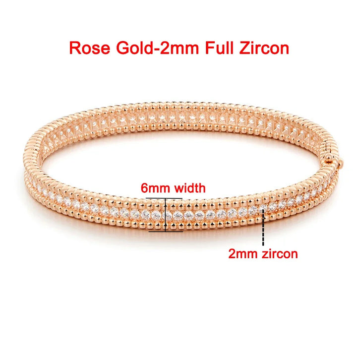 [Women's 2mm Moissanite Tennis Bracelet in 18K Gold Plated]-The Yellow Prime