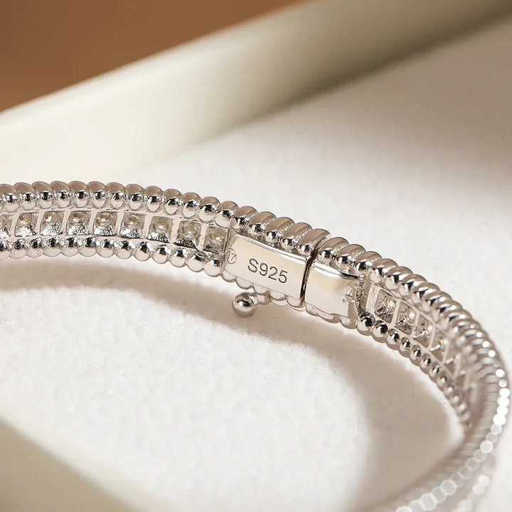 [Women's 2mm Moissanite Tennis Bracelet in 18K Gold Plated]-The Yellow Prime