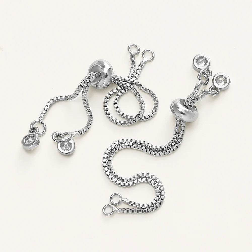 Women's Adjustable Slider Chains for DIY Bracelet Making-The Yellow Prime