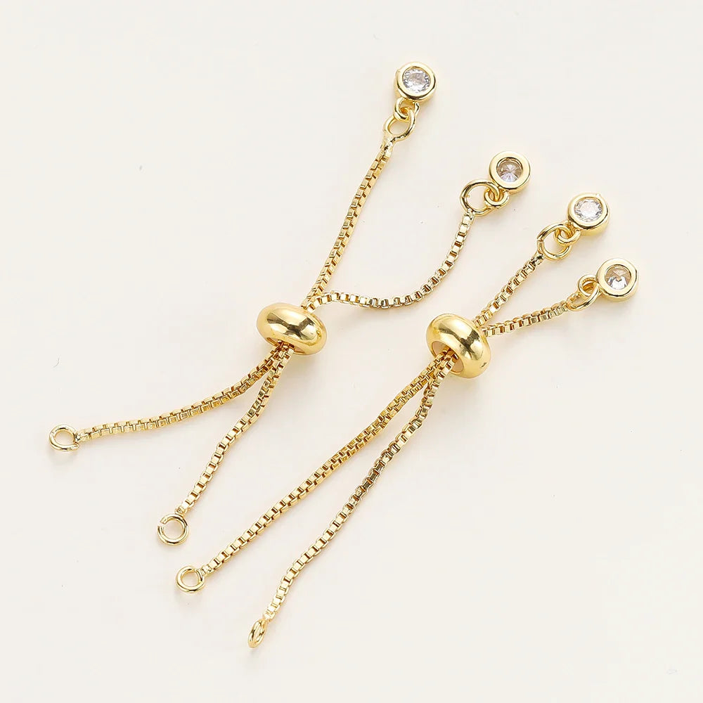 Women's Adjustable Slider Chains for DIY Bracelet Making-The Yellow Prime
