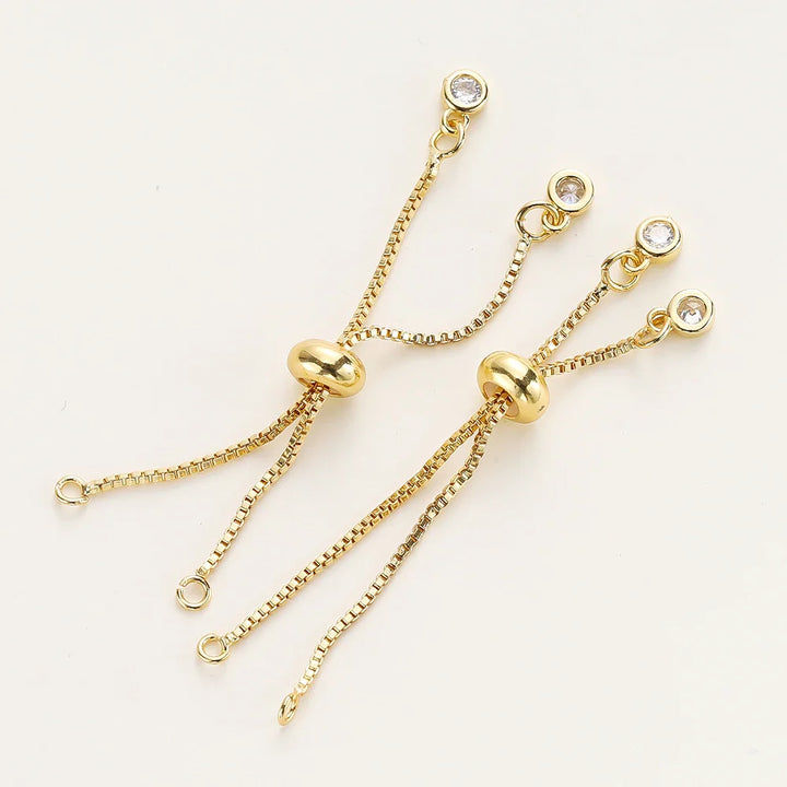 Women's Adjustable Slider Chains for DIY Bracelet Making-The Yellow Prime