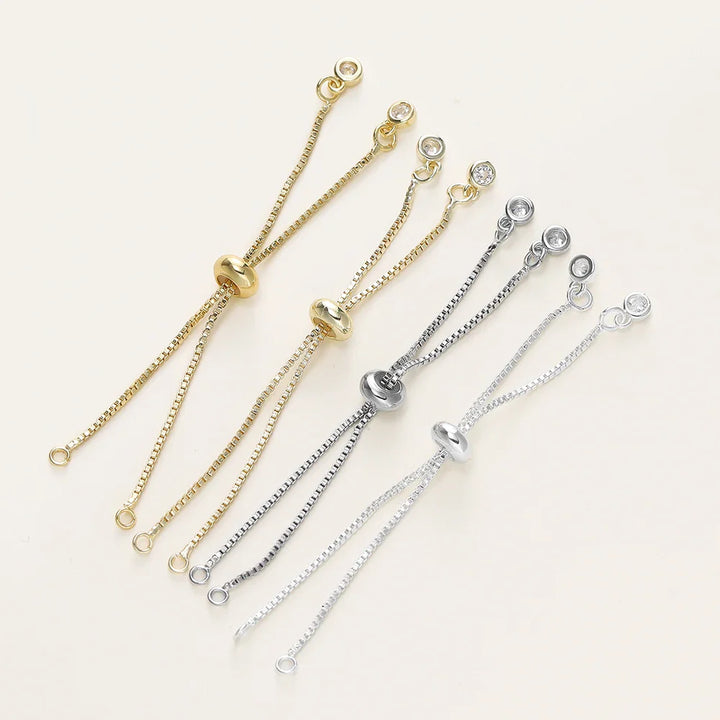 Women's Adjustable Slider Chains for DIY Bracelet Making-The Yellow Prime