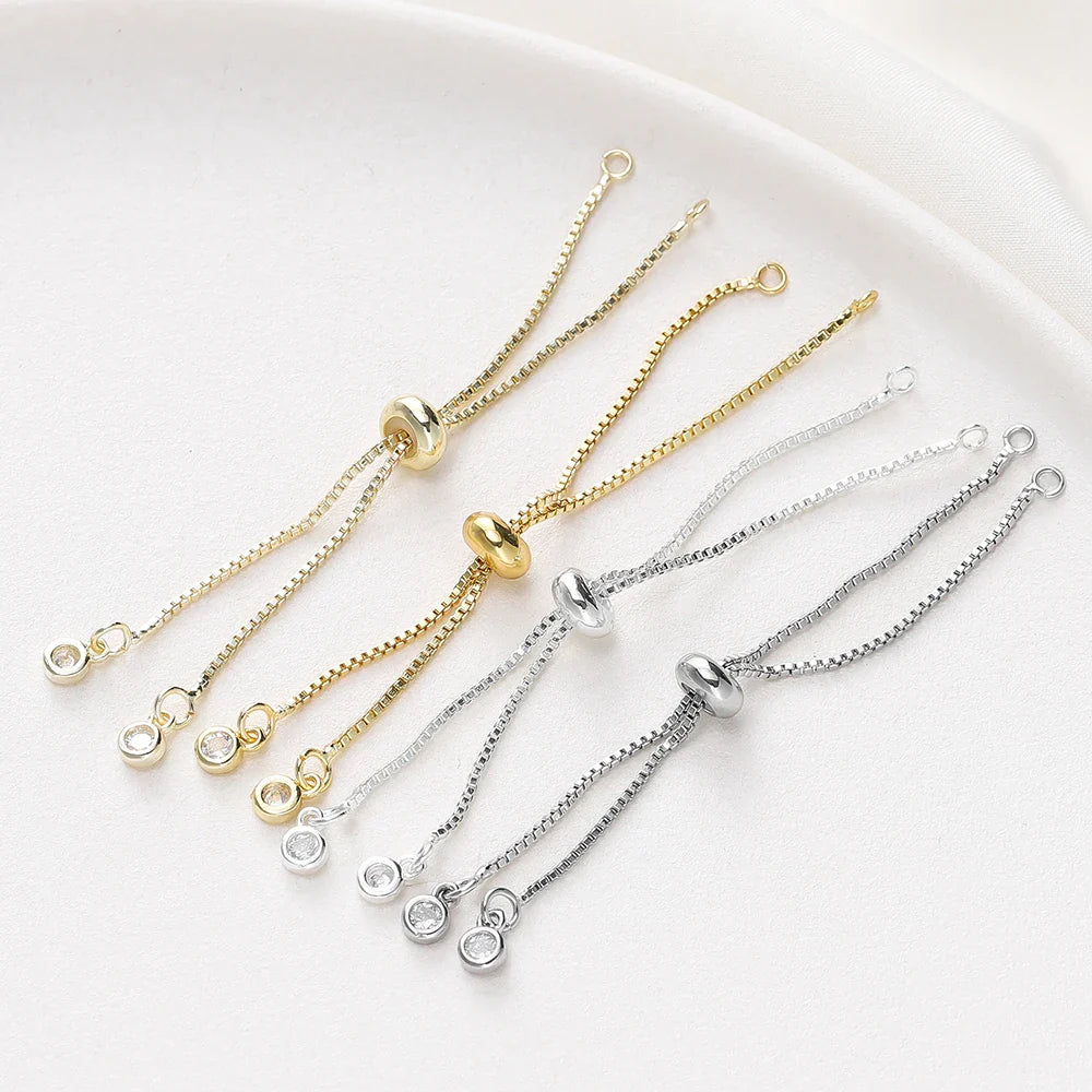 Women's Adjustable Slider Chains for DIY Bracelet Making-The Yellow Prime