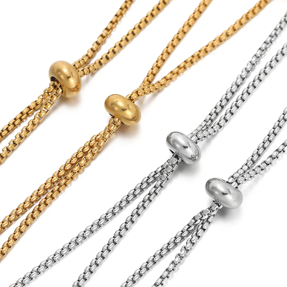 Women's Adjustable Stainless Steel Bracelet Extenders - 3 Pack-The Yellow Prime
