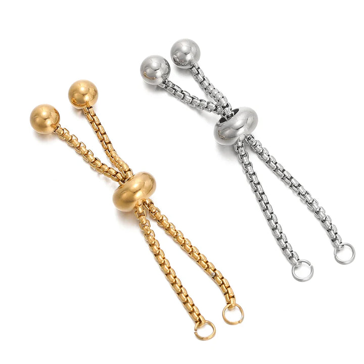 Women's Adjustable Stainless Steel Bracelet Extenders - 3 Pack-The Yellow Prime
